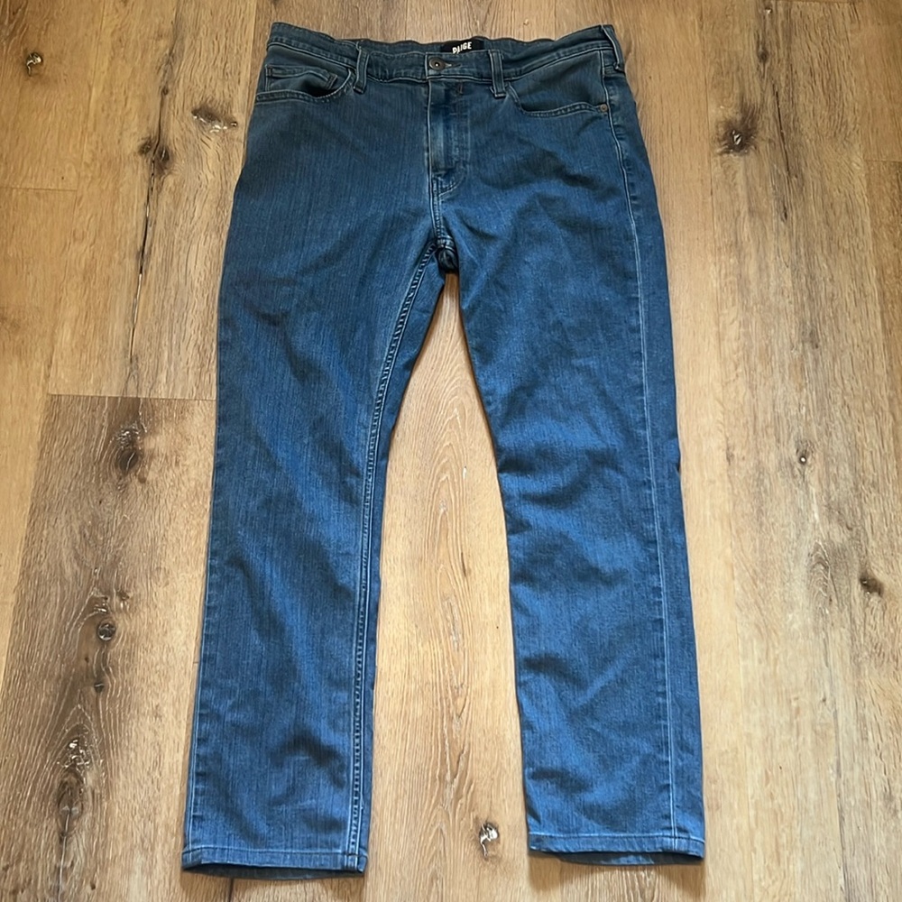 Paige Lennox Jeans Blue Denim Stretch Womens Size 33